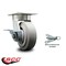 Service Caster 5 Inch Kingpinless Thermoplastic Rubber Wheel Caster with Brake and Swivel Lock SCC-KP30S520-TPRRF-SLB-BSL - alternate 4